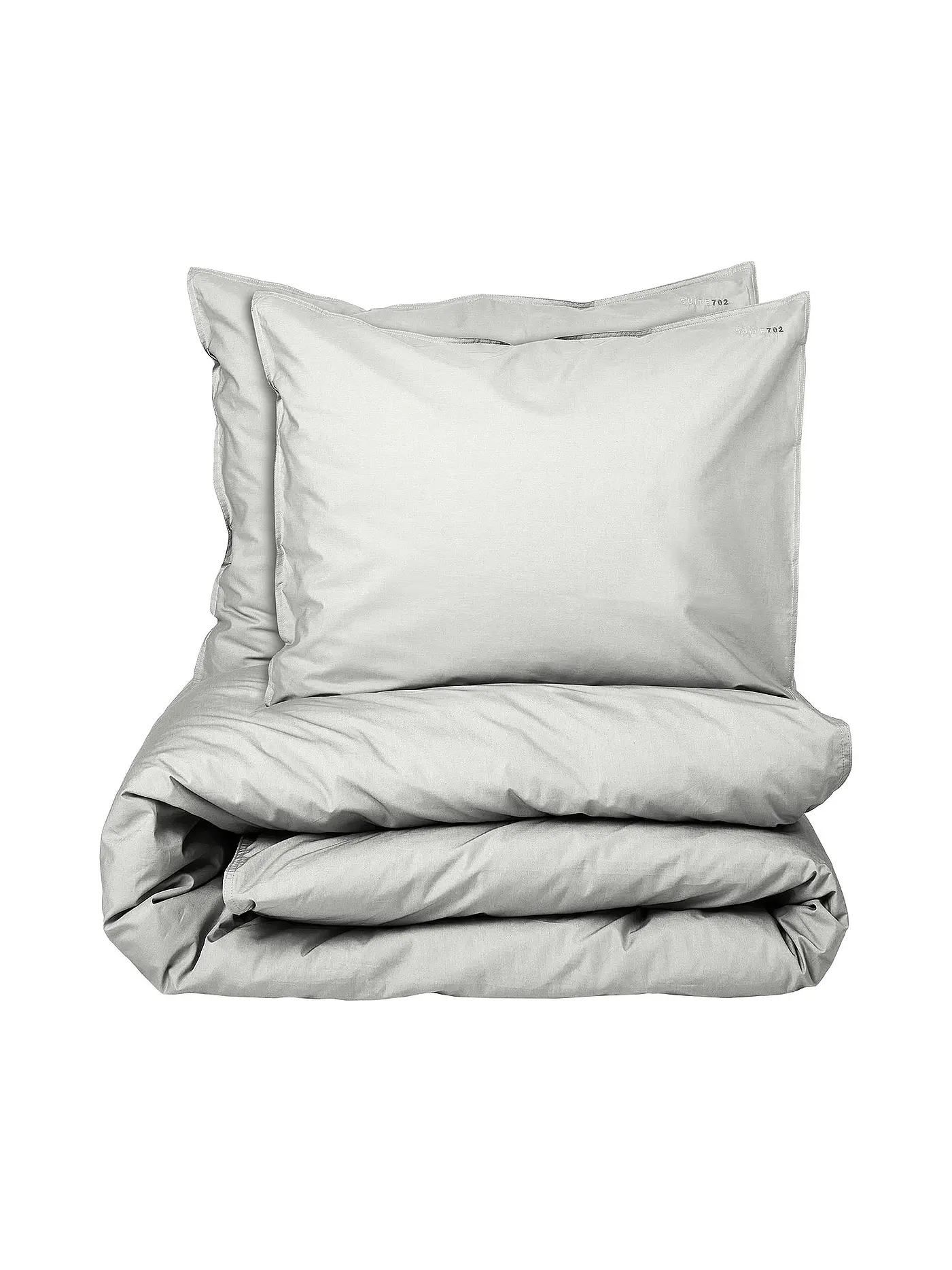 SUITE702 | Perkal Bettwäsche 70x90cm/140x200cm Silver Grey | 